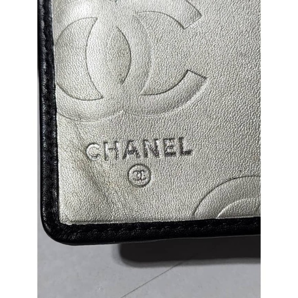Authentic Chanel Quilted Leather Cambon Ligne Yen Long Wallet Black - Picture 8 of 9